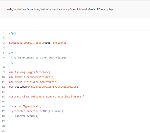 Then Create Functional Testing