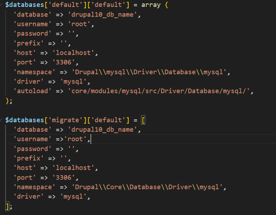 Update settings.php in Drupal 10